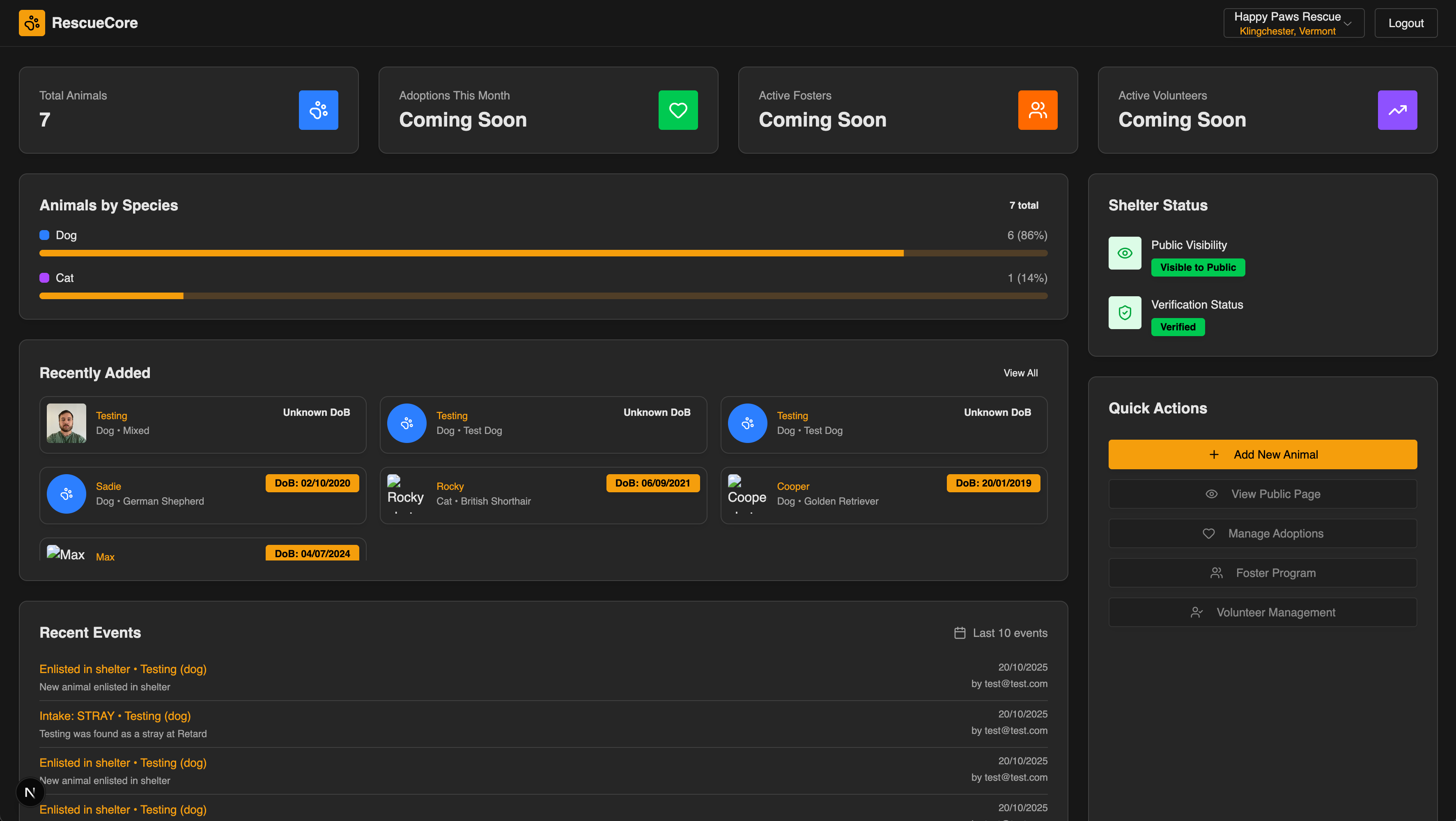Secure data management interface